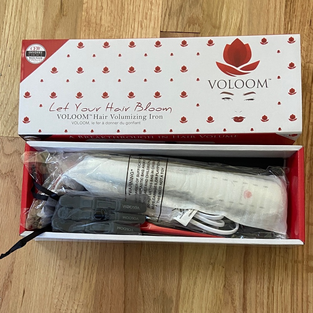 Hair Volumizing Iron - Red - Picture 2 of 3